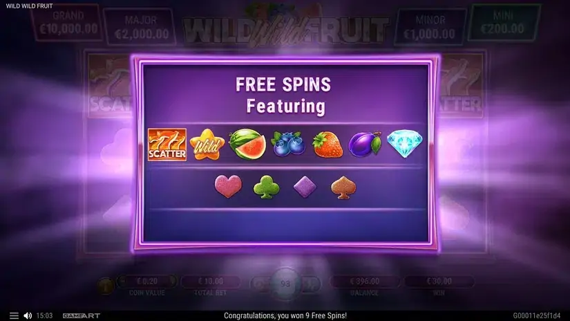 Wild Wild Fruit slot screenshot 6