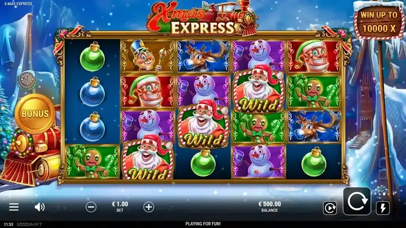 X-mas Express slot screenshot 1