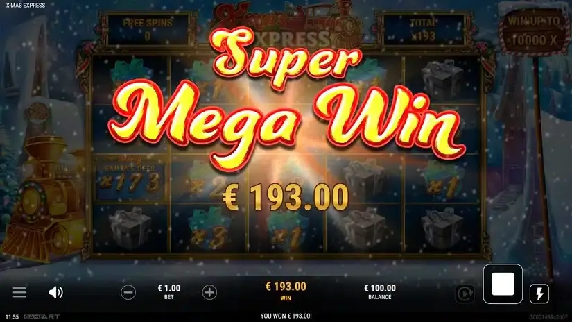X-mas Express slot screenshot 6