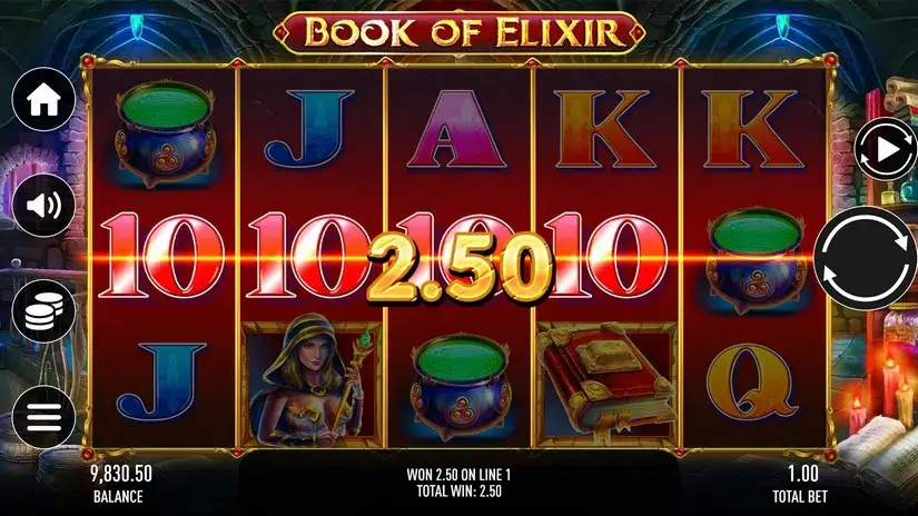 Book of Elixir slot screenshot 3