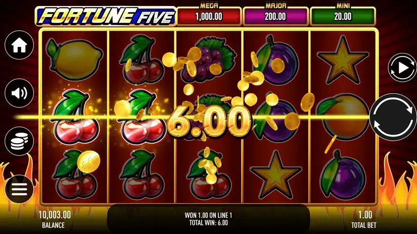 Fortune Five slot screenshot 3