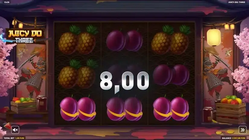 Juicy Do Three slot screenshot 3