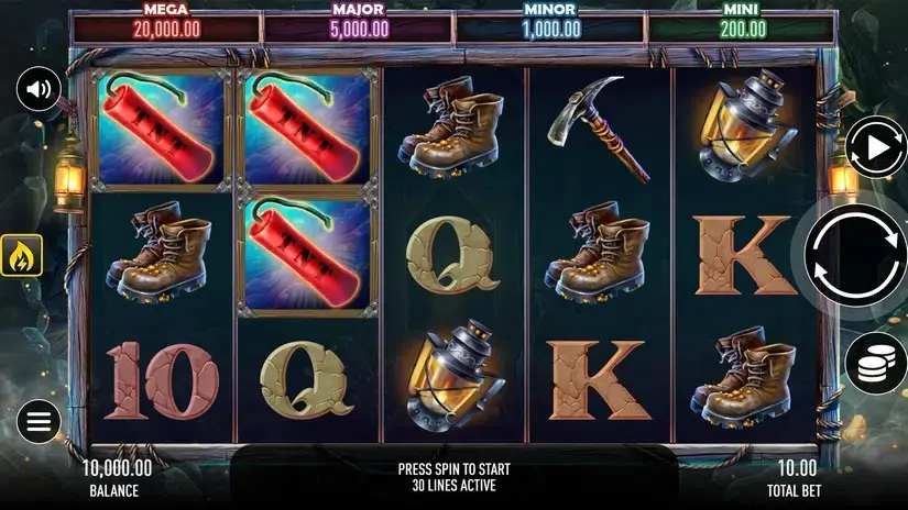 Max Miner slot screenshot 1