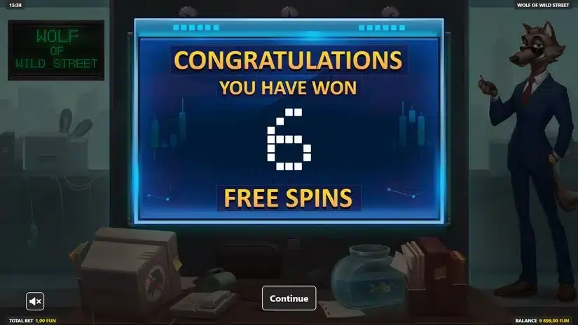 Wolf of Wild Street slot screenshot 3