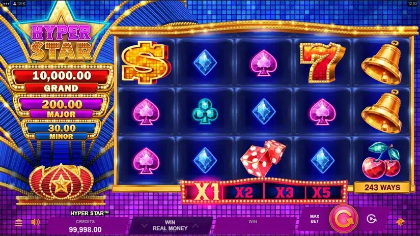Hyper Star slot screenshot 
