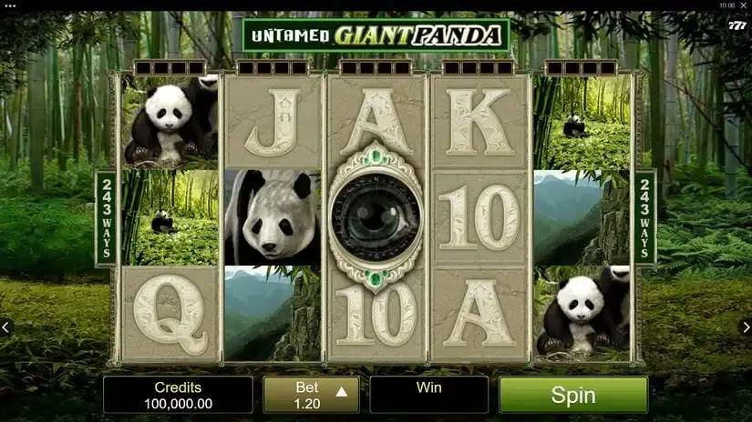 Untamed – Giant Panda slot screenshot 1
