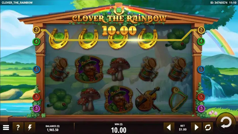 Clover the Rainbow slot screenshot 3