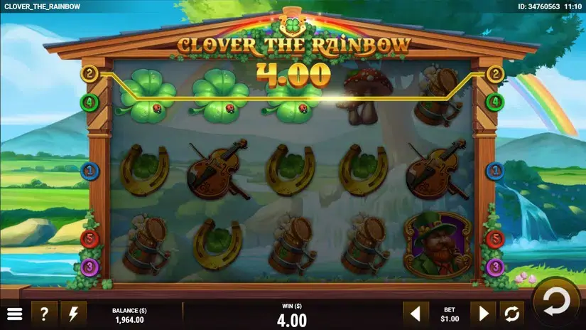 Clover the Rainbow slot screenshot 2
