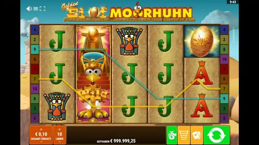 Golden Egg of Crazy Chicken slot screenshot
