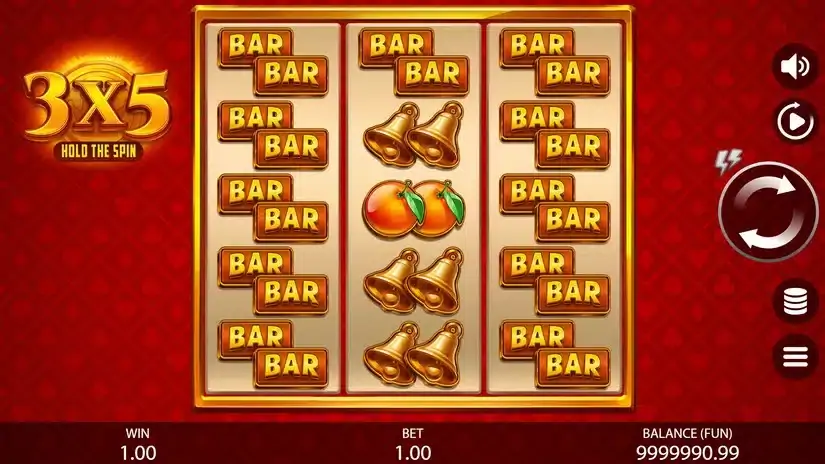 3х5 Hold The Spin slot screenshot 2