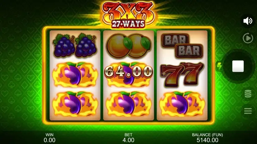 3X3: 27 Ways slot screenshot 3