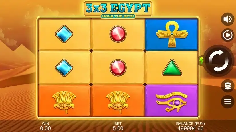 3×3 Egypt: Hold the Spin slot screenshot 