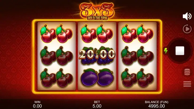 3X3: Hold The Spin slot screenshot 2