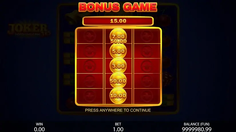 3×5 Joker: Hold The Spin slot screenshot 4
