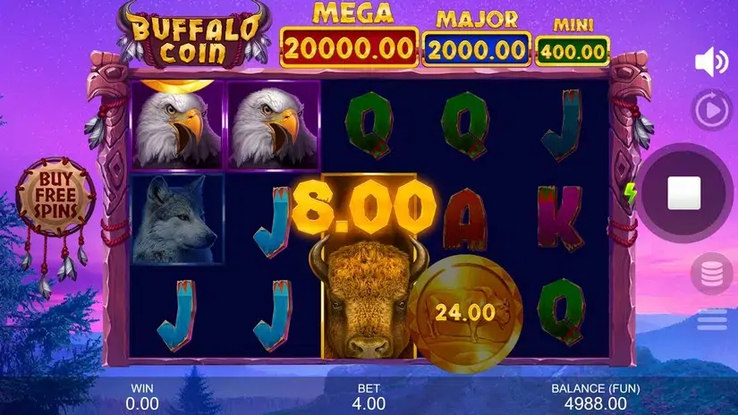 Buffalo Coin: Hold The Spin slot screenshot 2