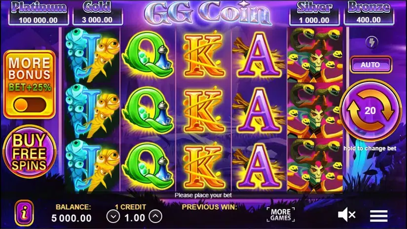 GG Coin: Hold The Spin slot screenshot 1