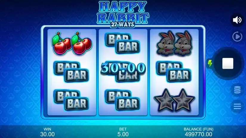 Happy Rabbit: 27 Ways slot screenshot 