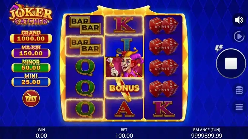 Joker Catcher slot screenshot 2