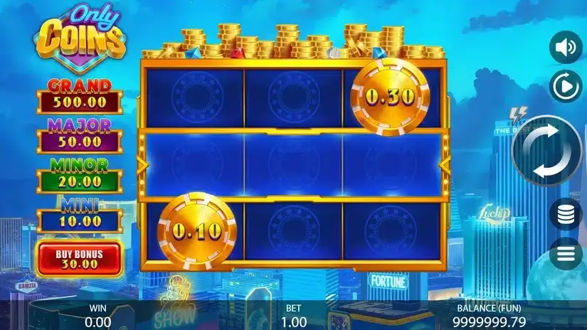 Only Coins slot screenshot
