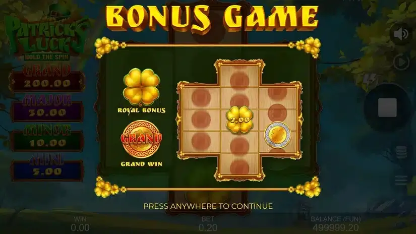 Patrick’s Luck: Hold The Spin slot screenshot 3