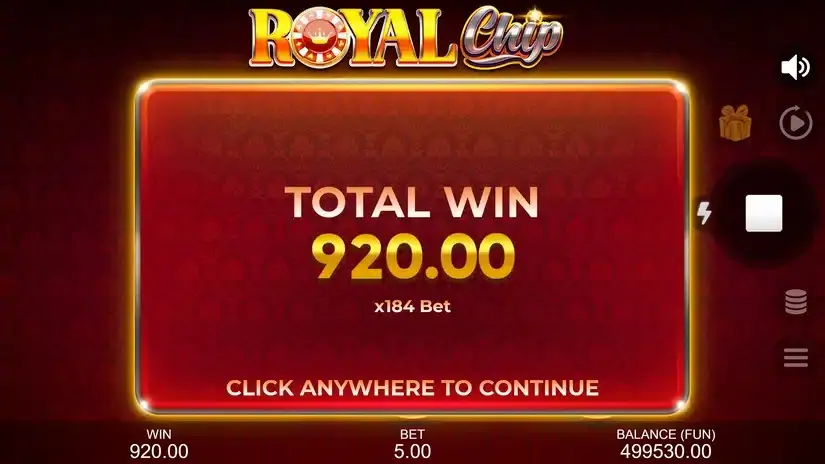 Royal Chip slot screenshot 3