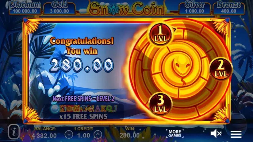 Snow Coin: Hold The Spin slot screenshot 5