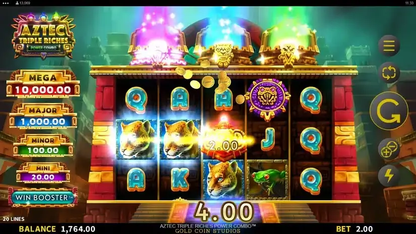 Aztec Triple Riches Power Combo slot screenshot 3