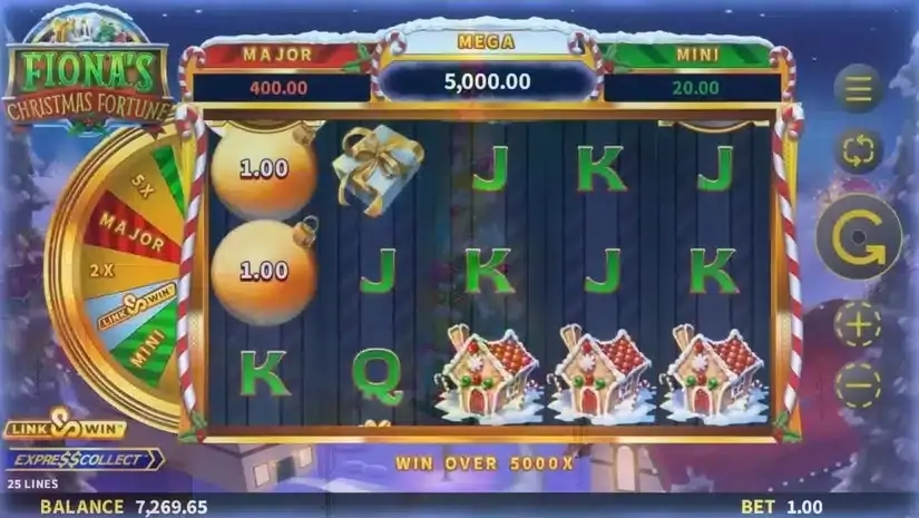 Fiona’s Christmas Fortune slot screenshot 
