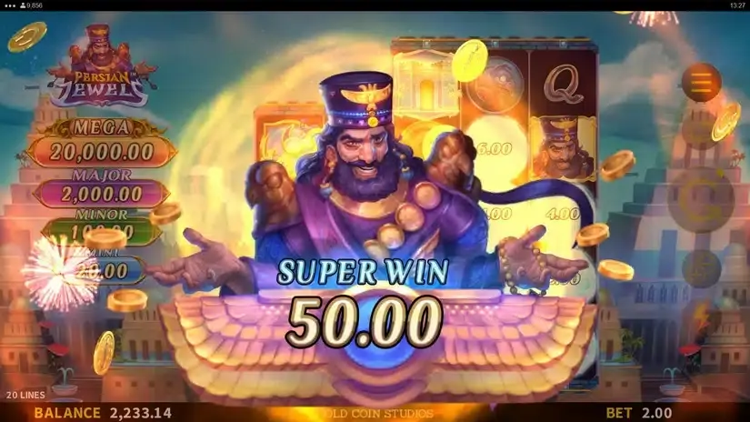 Persian Jewels slot screenshot 