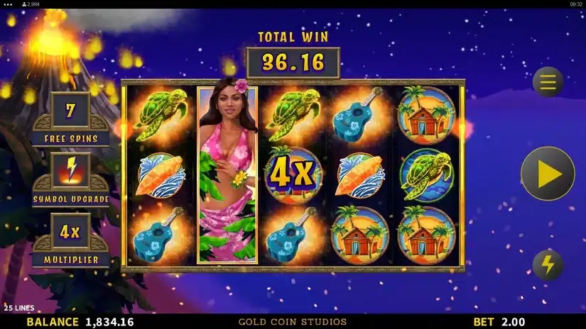 Triple Tiki Super Free Spins slot screenshot 6