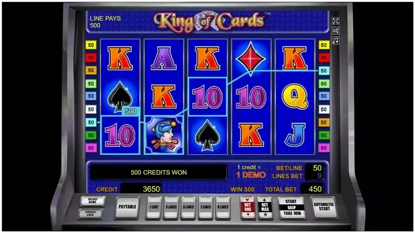 King of Cards slot screenshot 