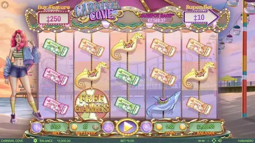 Carnival Cove slot screenshot 