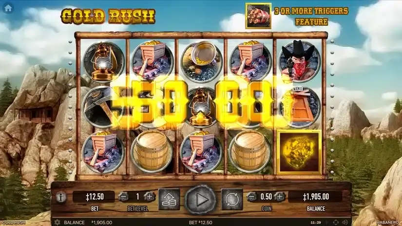 Gold Rush slot screenshot 3