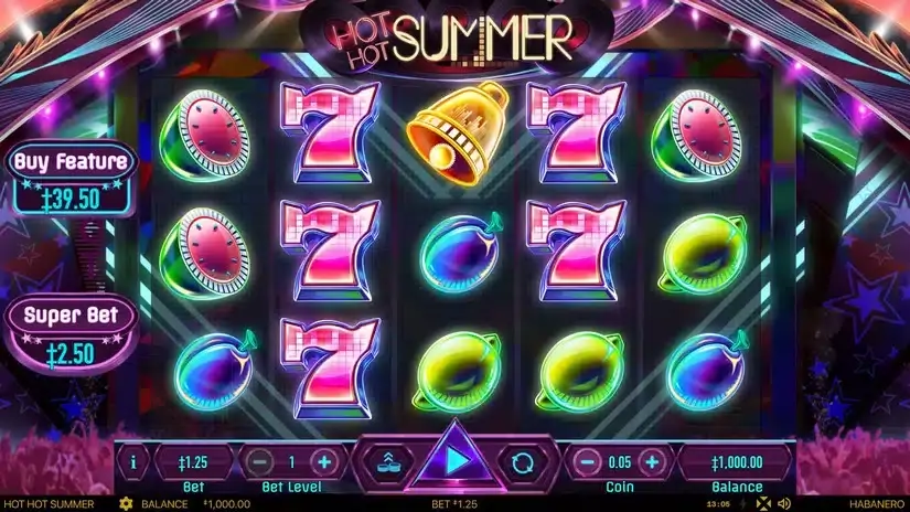 Hot Hot Summer slot screenshot 1