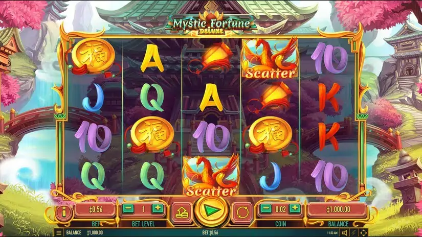Mystic Fortune Deluxe slot screenshot 