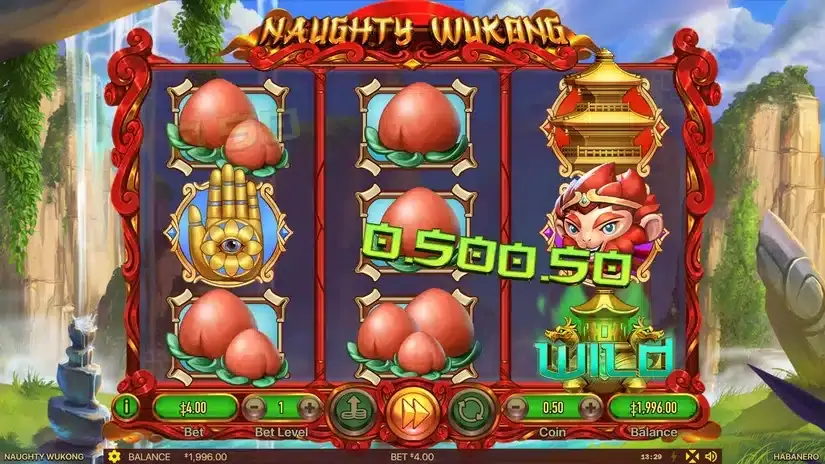Naughty Wukong slot screenshot 2