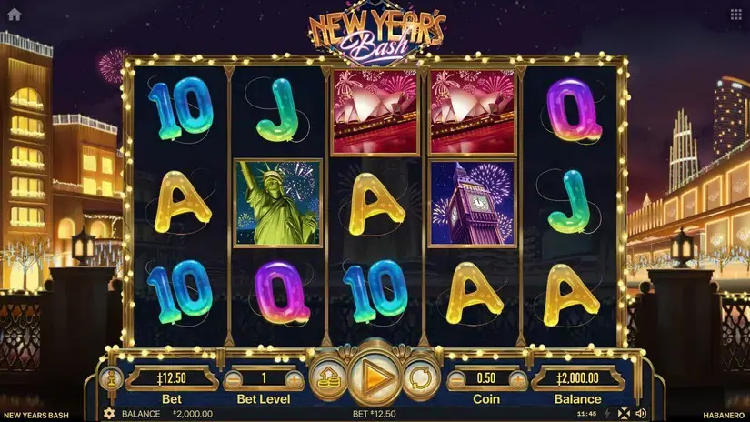 New Year’ Bash slot screenshot 1