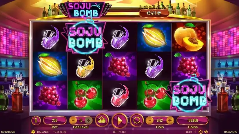 Soju Bomb slot screenshot 