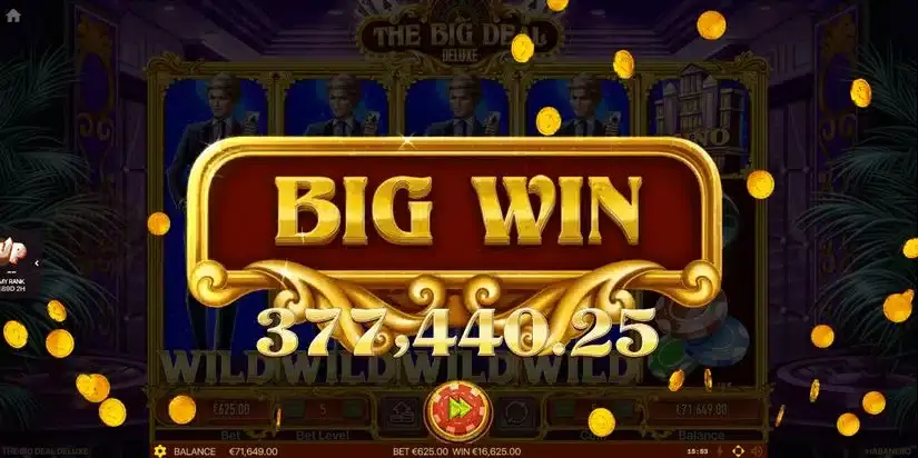The Big Deal Deluxe slot screenshot 