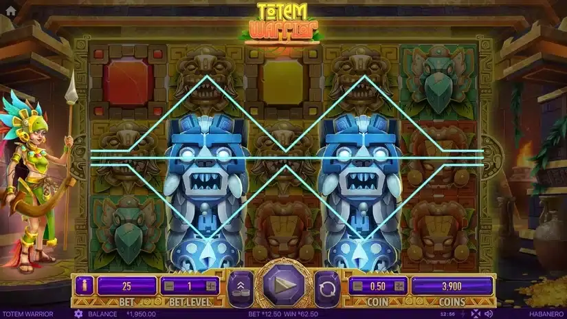 Totem Warrior slot screenshot 4