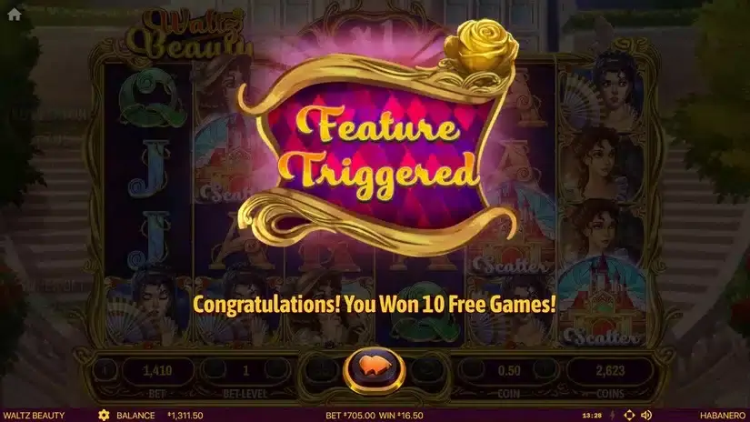 Waltz Beauty slot screenshot 4