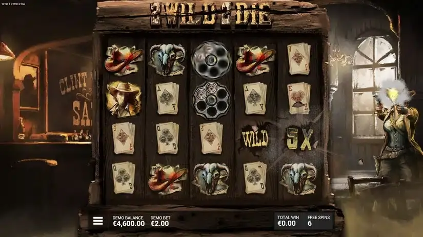 2 Wild 2 Die slot screenshot 4