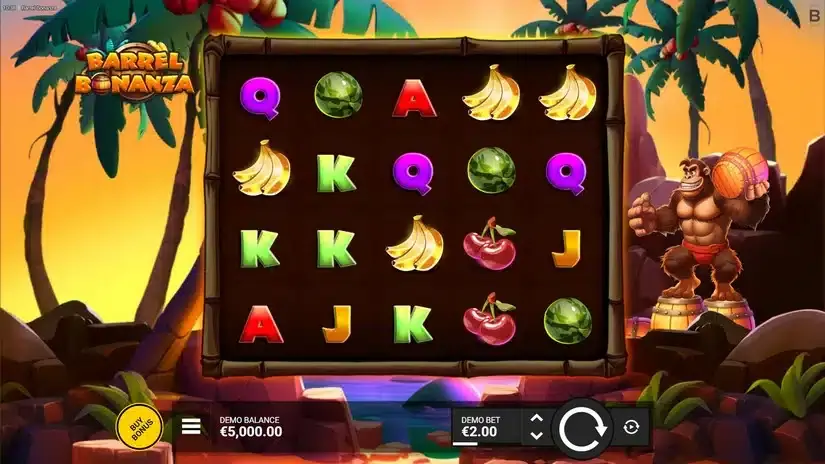 Barrel Bonanza slot screenshot 1