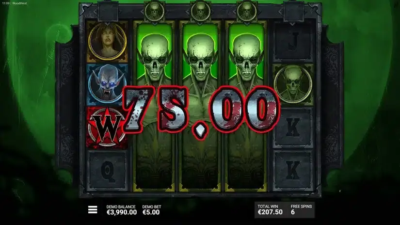 Bloodthirst slot screenshot 6