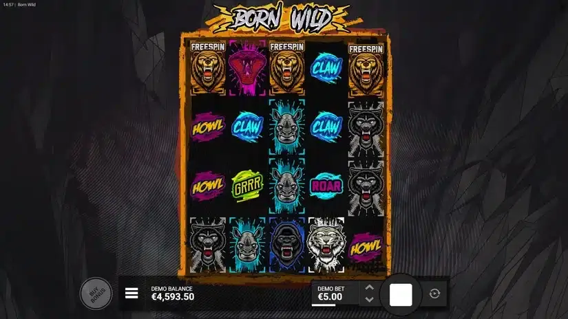 Born Wild slot screenshot 3