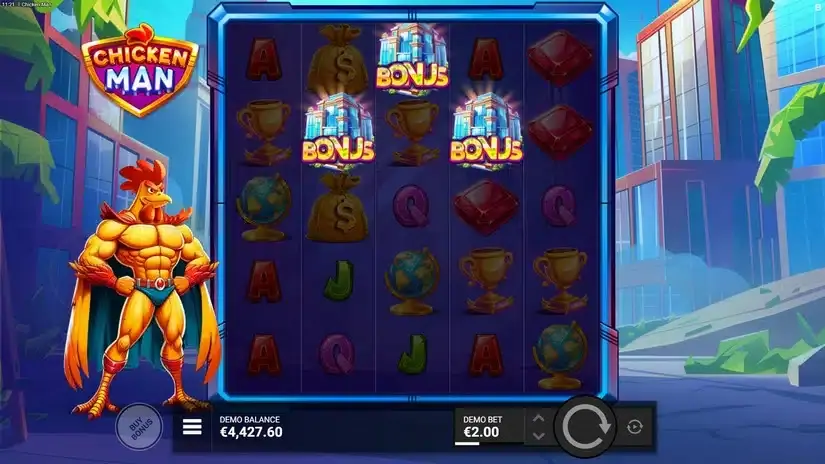 Chicken Man slot screenshot 5