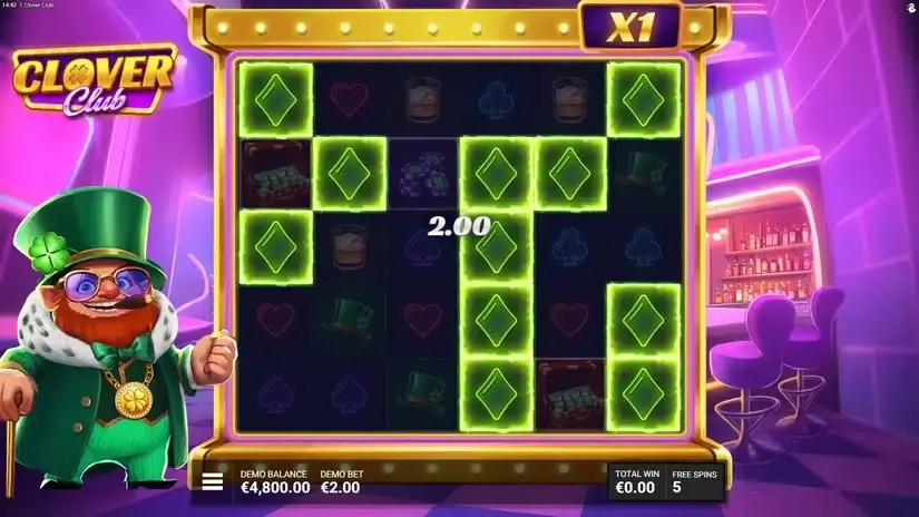 Clover Club slot screenshot 