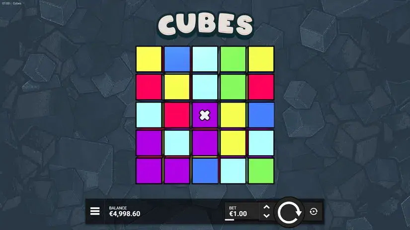 Cubes slot screenshot 