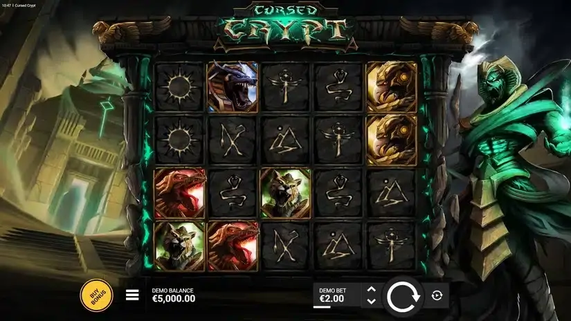 Cursed Crypt slot screenshot 