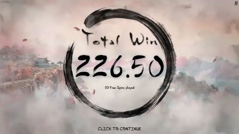 Densho slot screenshot 